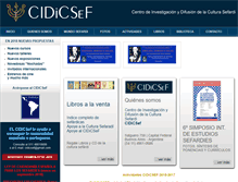Tablet Screenshot of cidicsef.org.ar